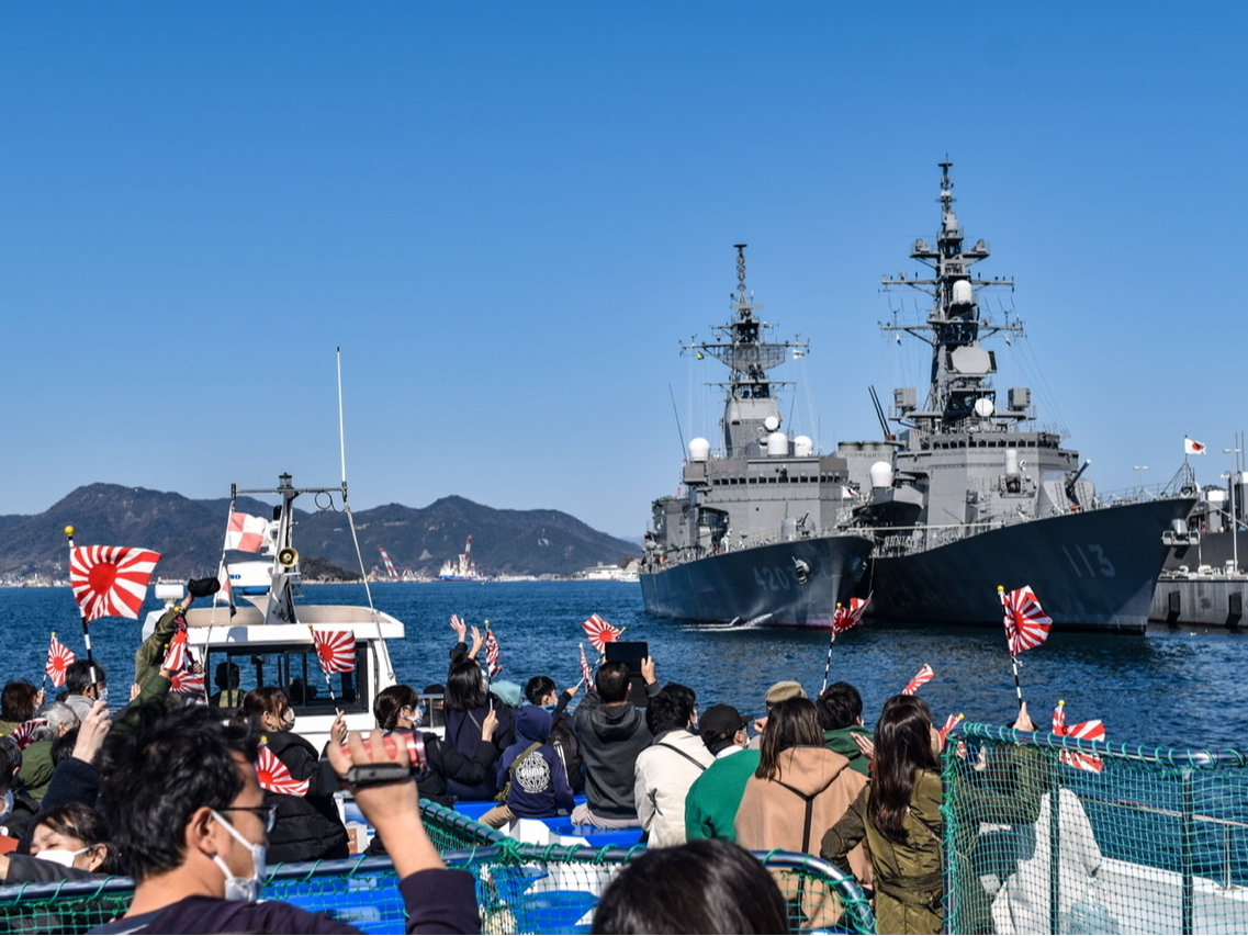 隊員さんが手を振ってくださることも!