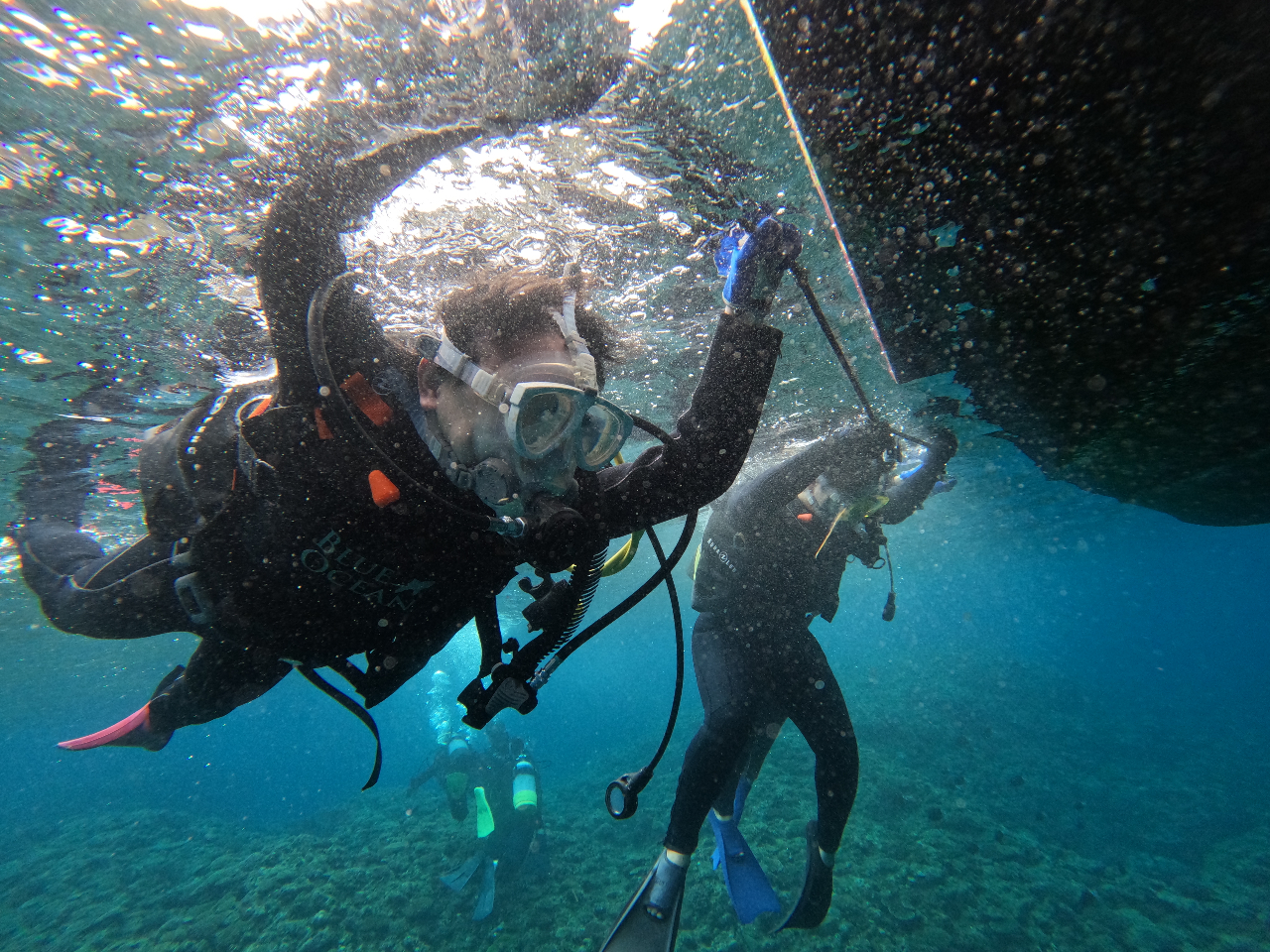 青の洞窟・フルフェイスマスク体験ダイビング】「女性・ファミリーにお