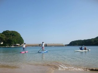 「田中律子の旅するSUP」撮影風景