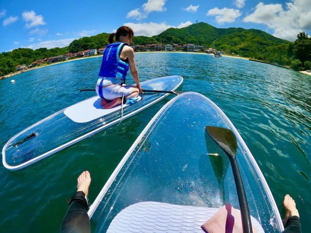 クリアSUPは2名様まで同時に体験いただけます。好評であれば少しずつ増やす予定です。