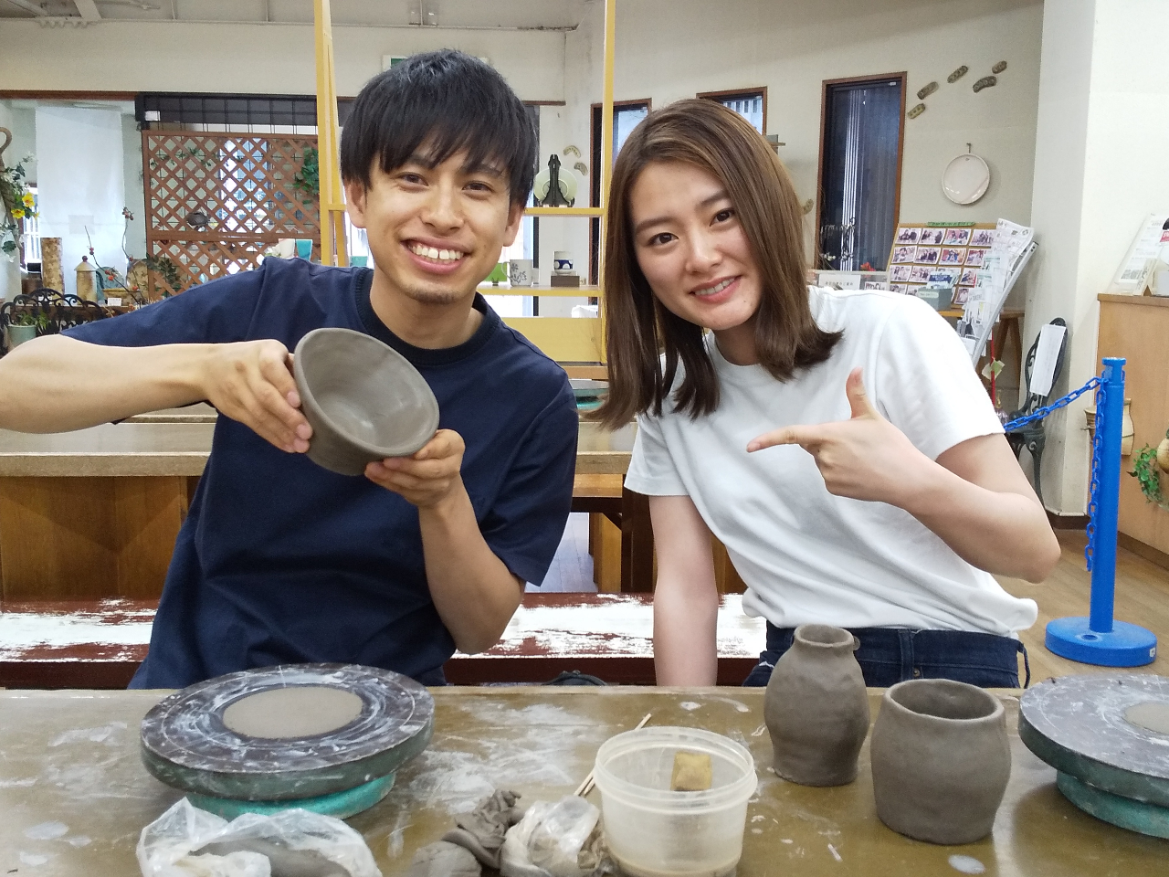 童心に帰り気軽に楽しく陶芸タイム(^^)v