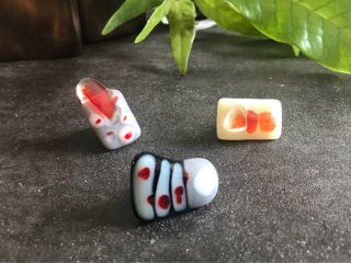 ピンブローチを2個つくれます