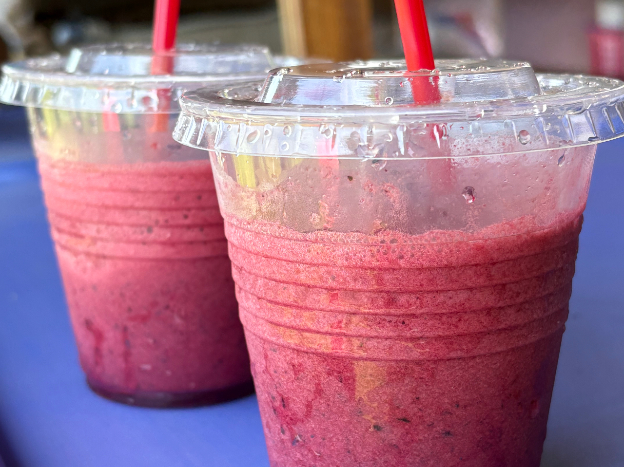 蒜山高原カルチベート観光ブルーベリー園のブルーベリースムージー暑さにサイコー!カラダにサイコー