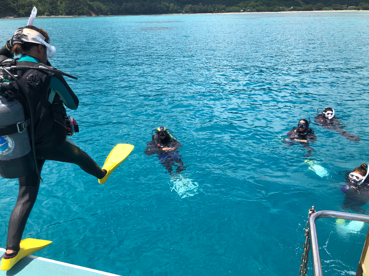 ドキドキワクワクの初めての水中世界!!