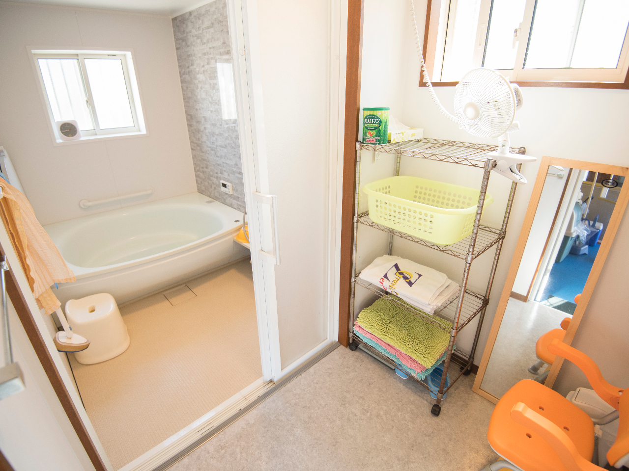 浴室つきの広々バスルームでダイビングで疲れた体をゆっくりと癒してください♪