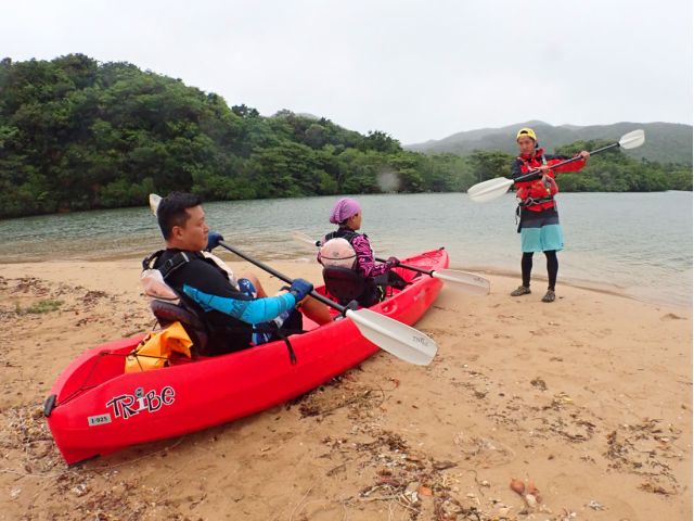 パドルトーク!!しっかり漕ぐ練習をして、いざっ出発!!