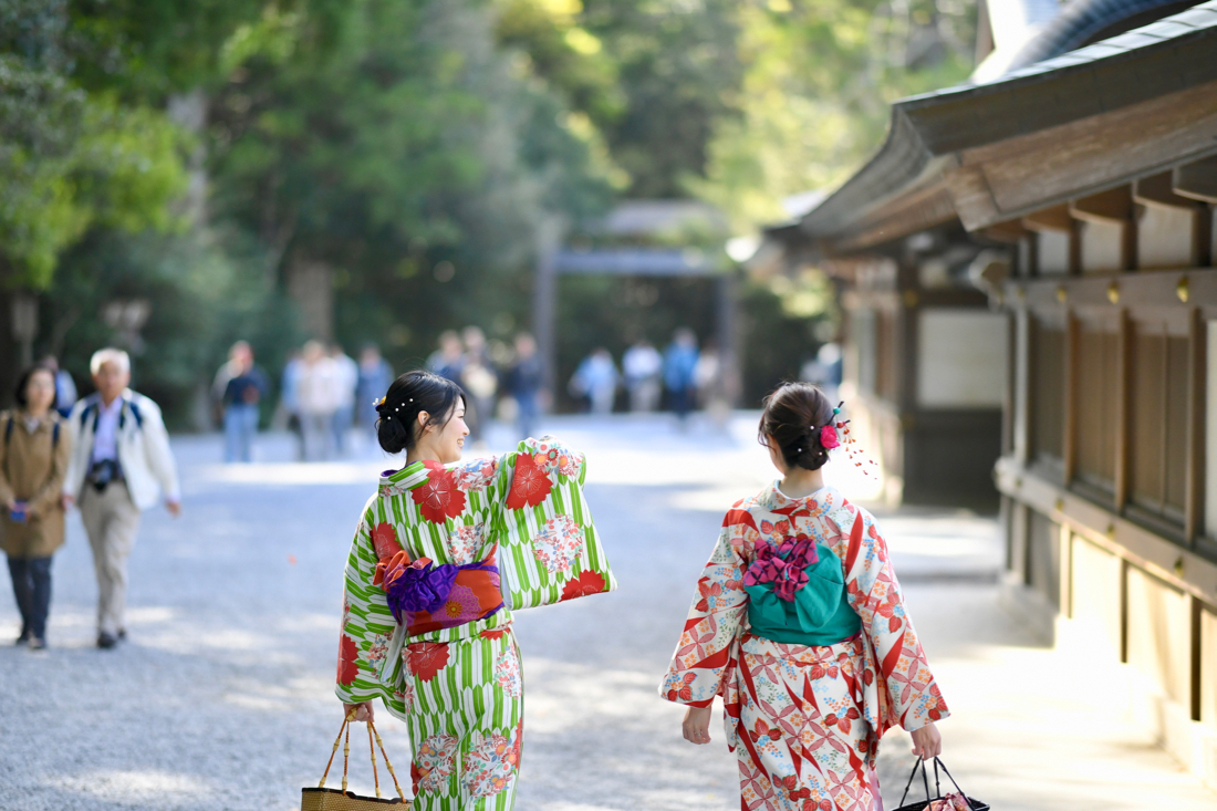 カメラマンと一緒にお伊勢さん巡り