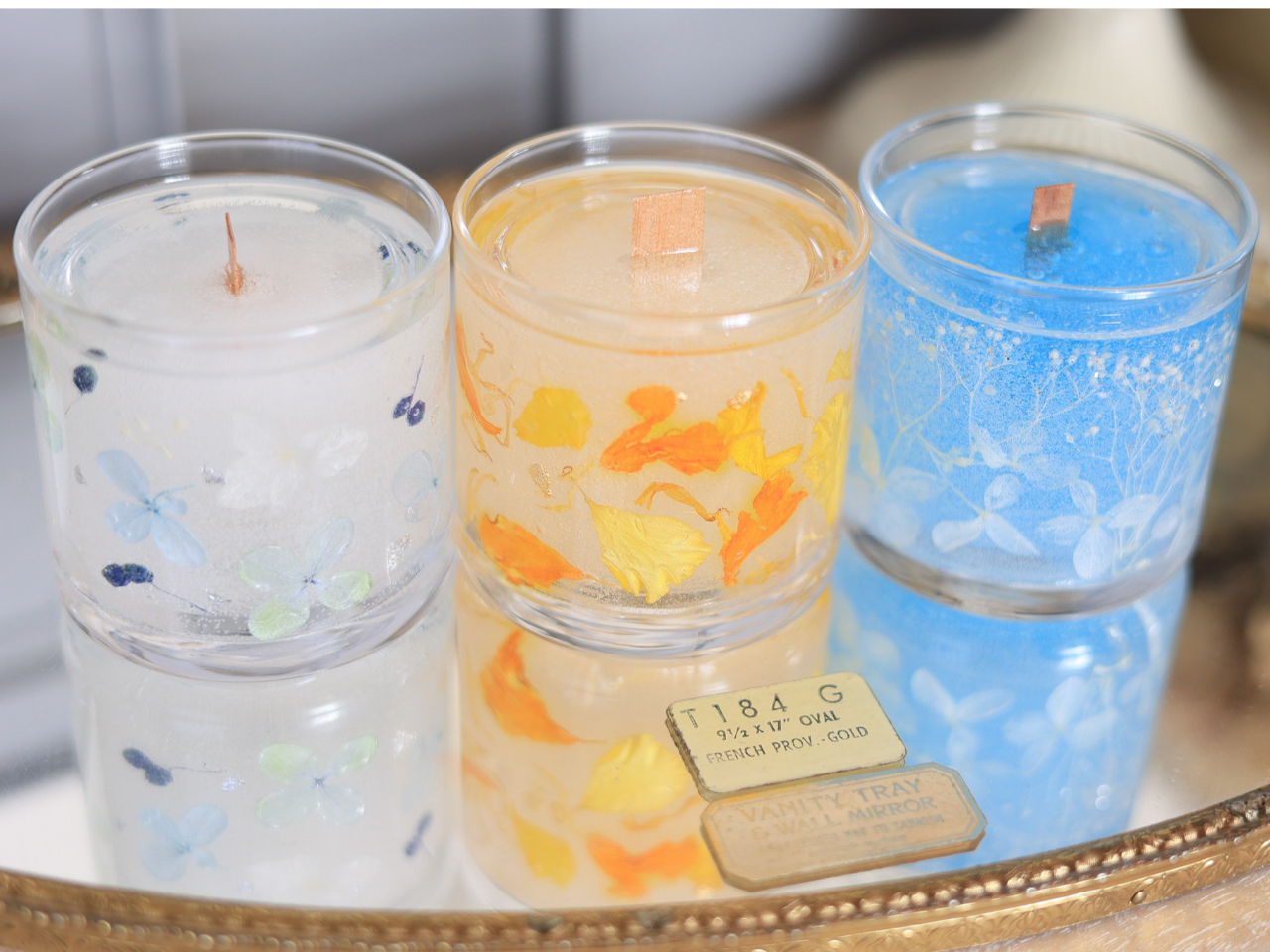 木芯アロマジェルキャンドル