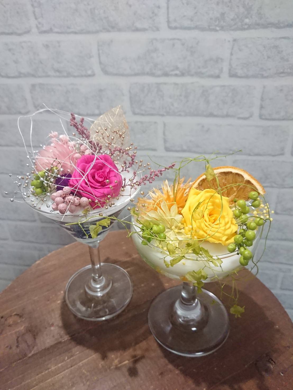 カクテルグラスもあります