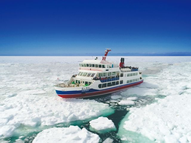 船で体感!流氷観光