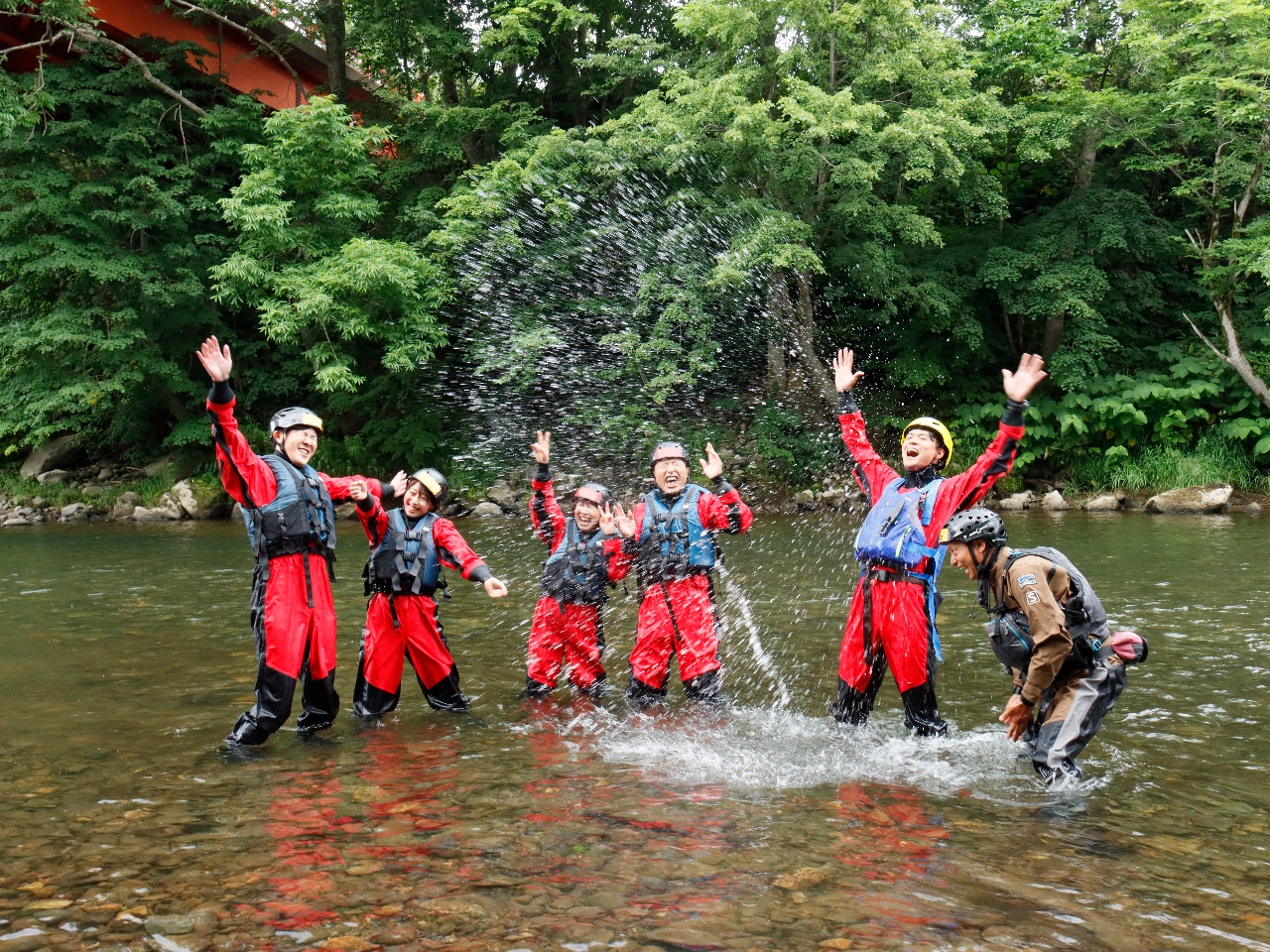 水気持ちい〜♪