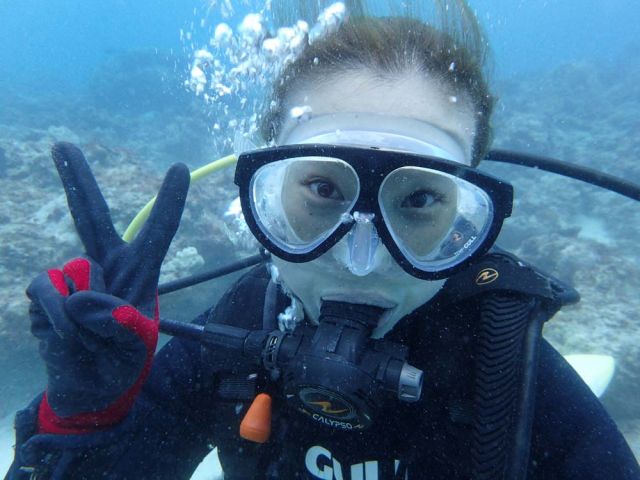 水中で呼吸できる喜び