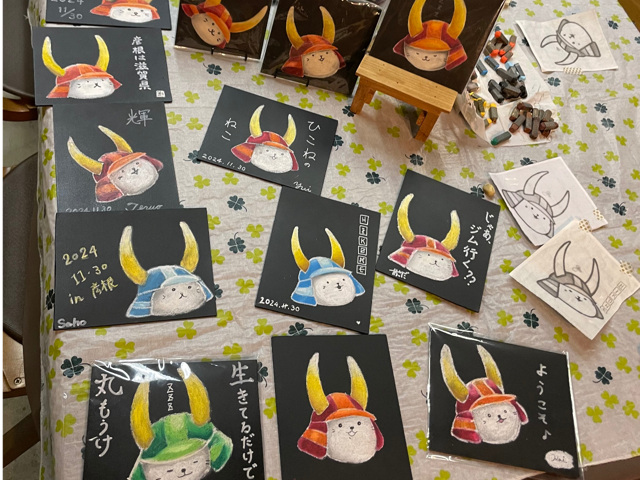 ひこにゃん似顔絵♪お好きな色で!