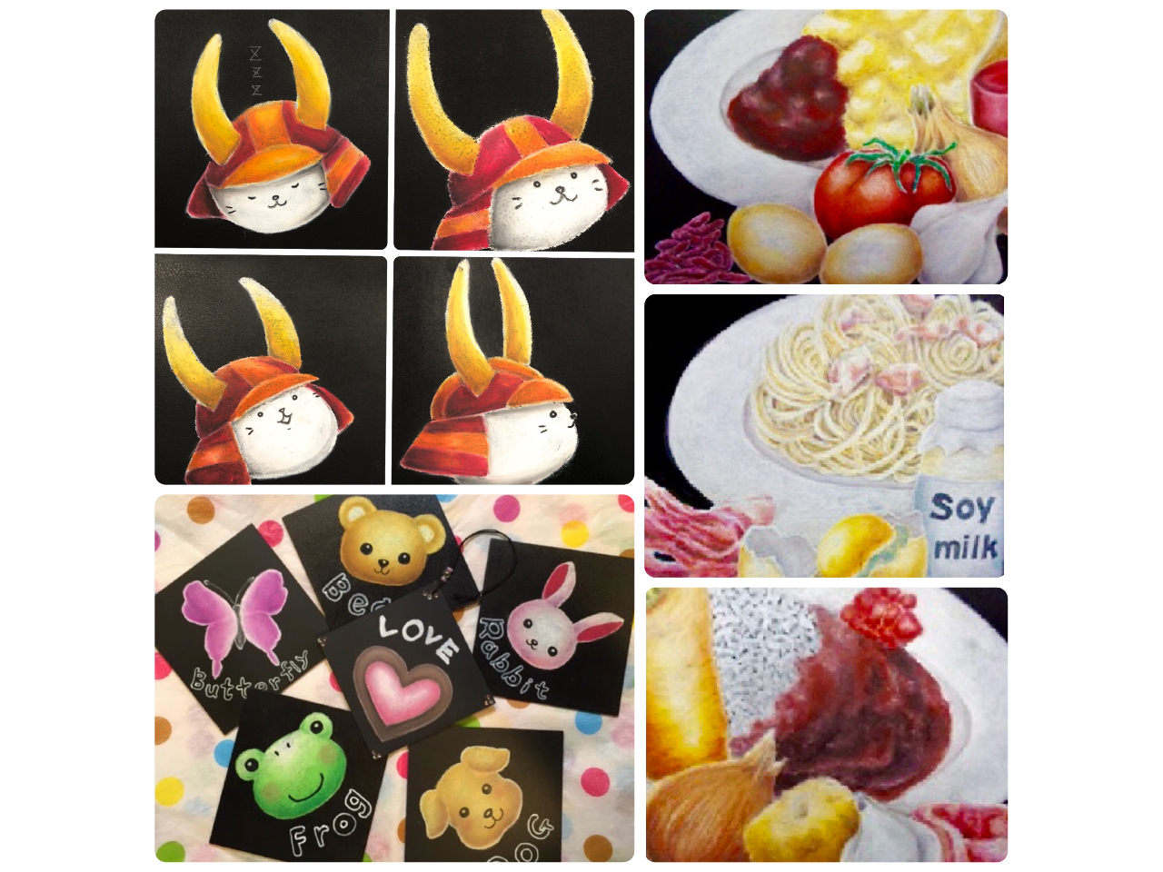 ランチ付!初めての方でも絵が苦手な方でも下絵あり!サポートあり!安心して楽しんでいただけるチョークアート体験教室です♪