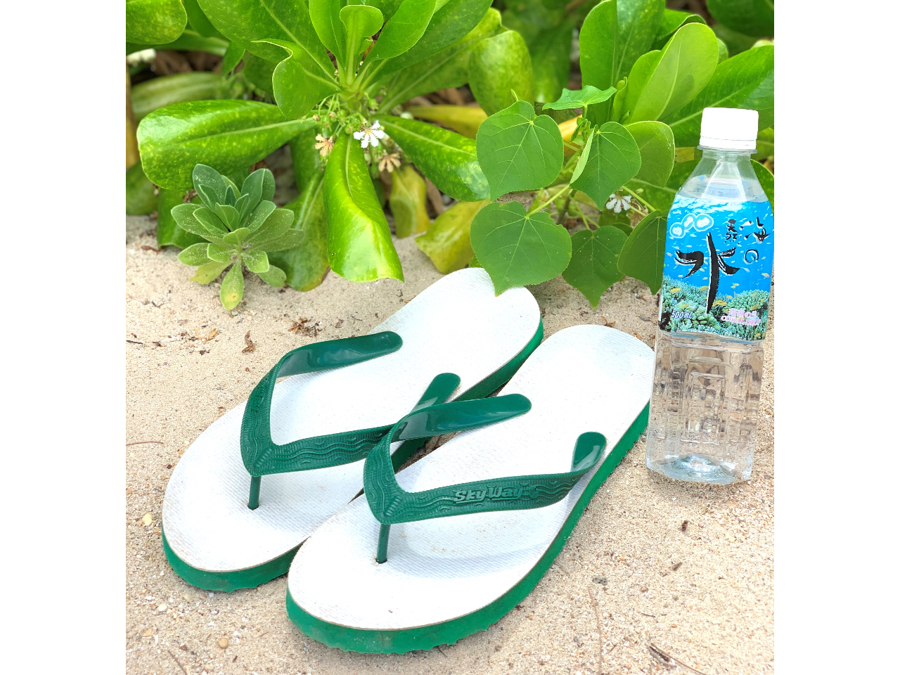 持ち物は飲み物・サンダル