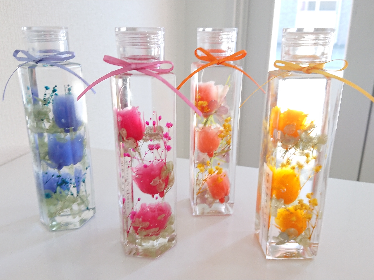 初心者歓迎 お部屋を華やかに彩るスタンダードサイズボトルフラワーのオリジナルアレ...