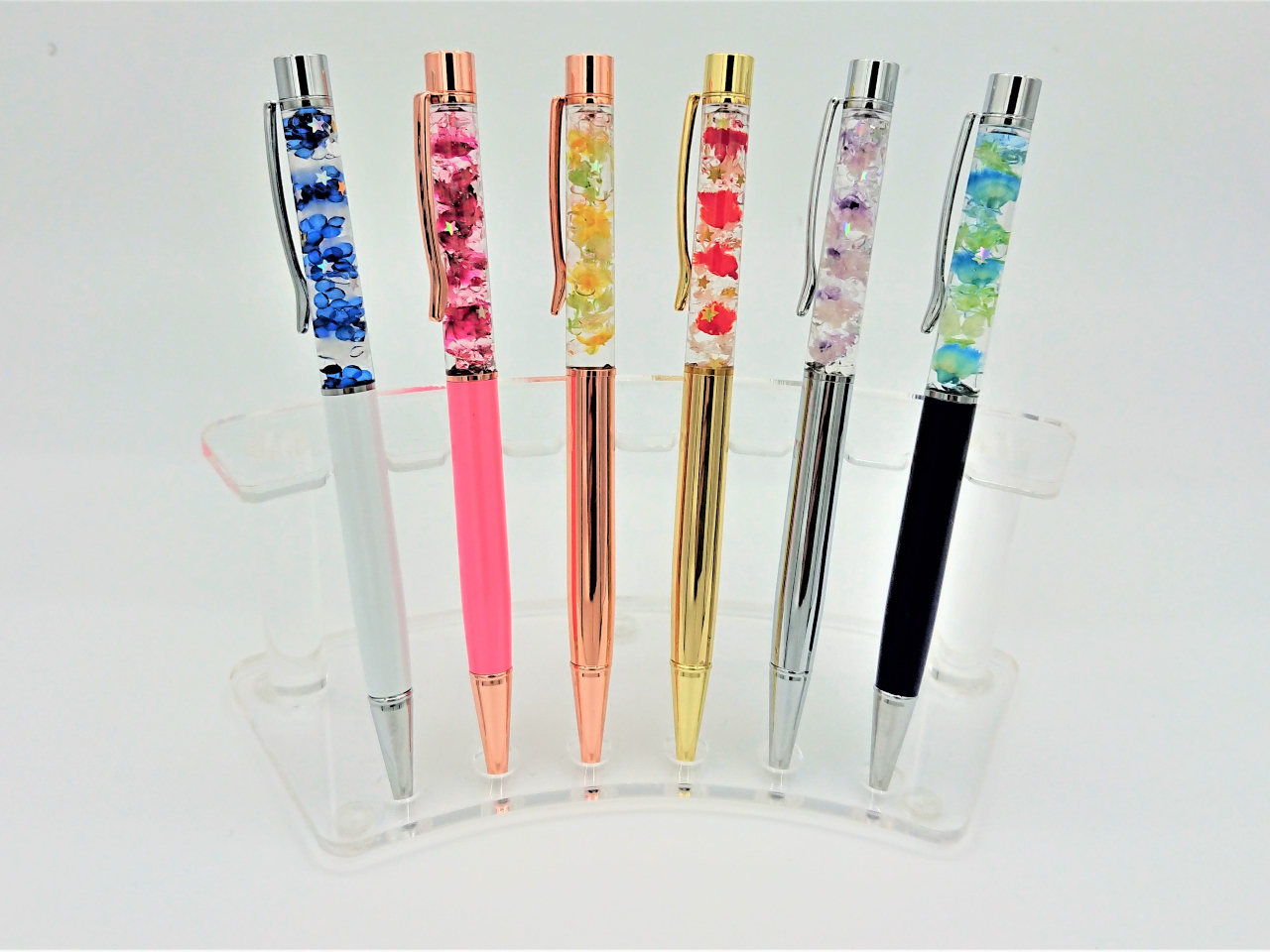 初心者歓迎 ハーバリウムのボールペンをプレゼントに お好きなカラー2本選んでお試...