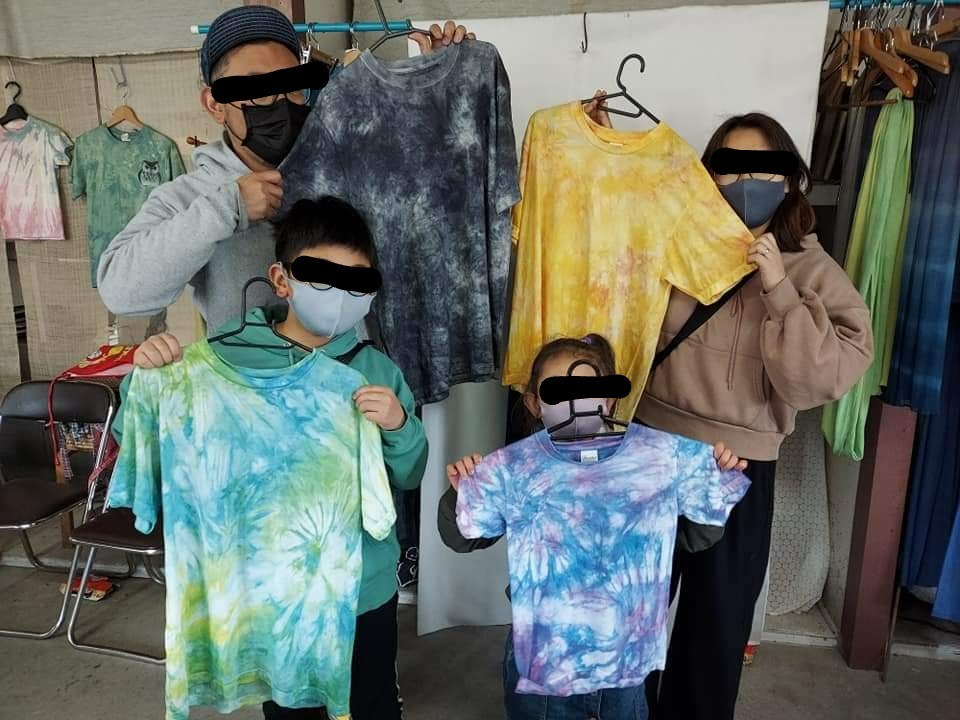 Tシャツ染 ファミリー体験