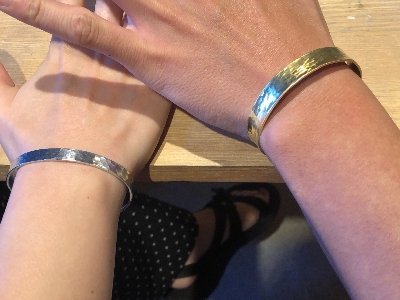 細目と太目。アルミと真鍮。どちらを選んでも料金は一緒です