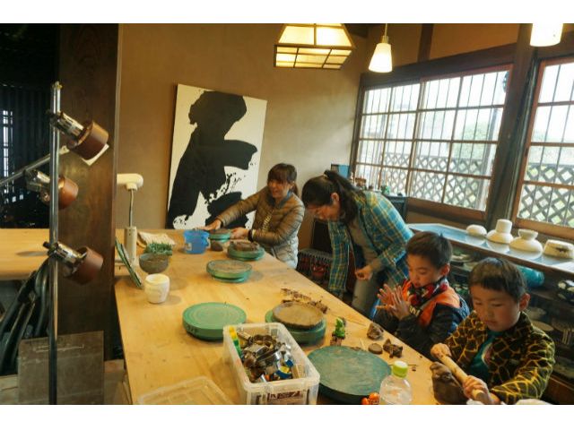 ママ友親子体験の様子。