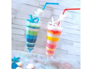 夏バージョンのドリンクタイプ×1個 ¥2,000円(税込)※上の飾りは他にもございます。サロンにてお選び下さい。