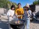 大自然の中で食べるBBQは格別!