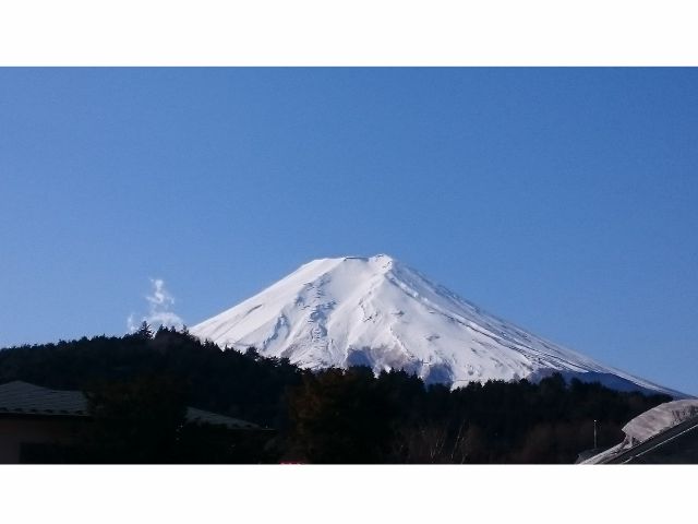 我が家からの富士山