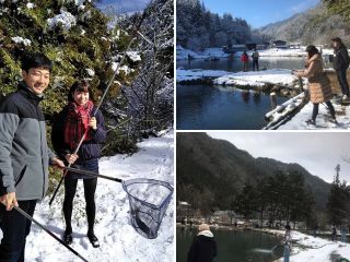 冬でもえさ釣りできますよ!