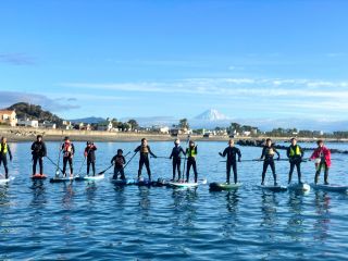 富士山が見える海でSUPを漕ぎましょう!!