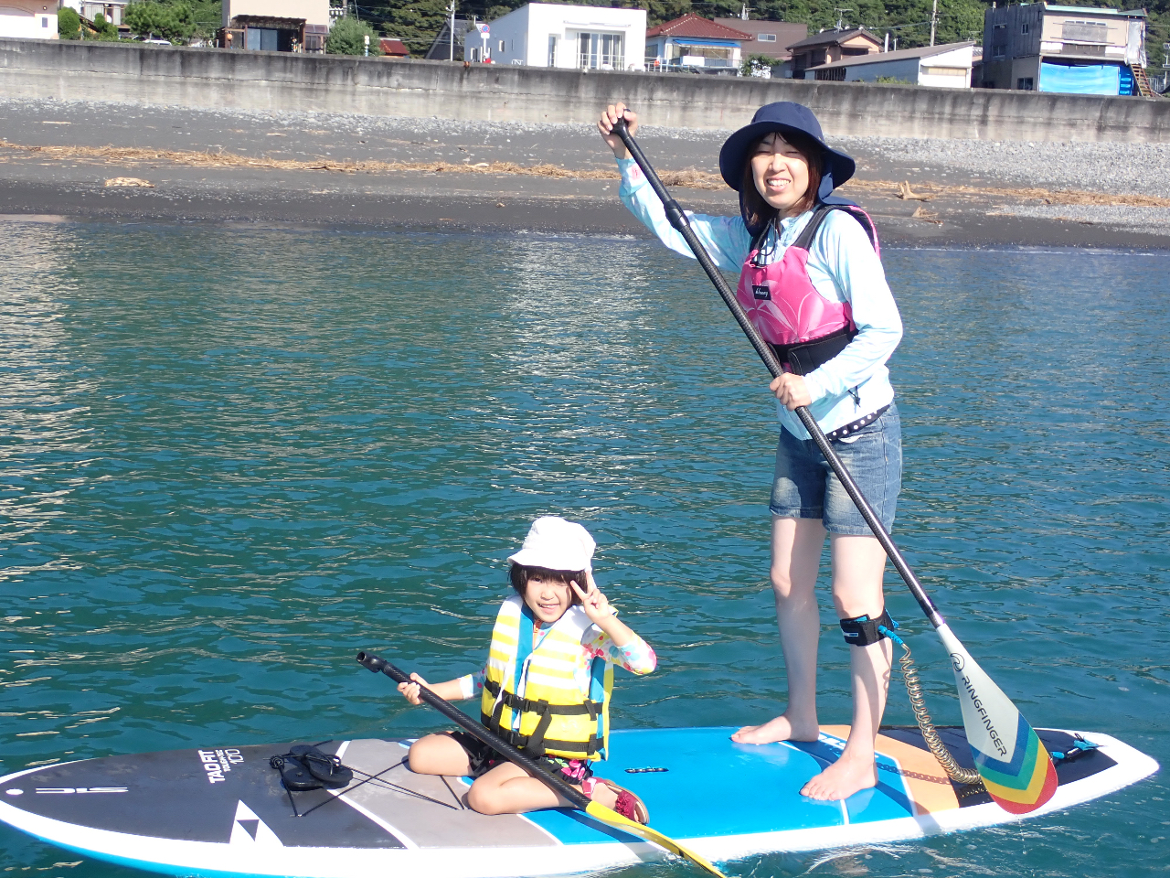 【静岡 親子SUP】 SUPで親子楽しく海上クルージング