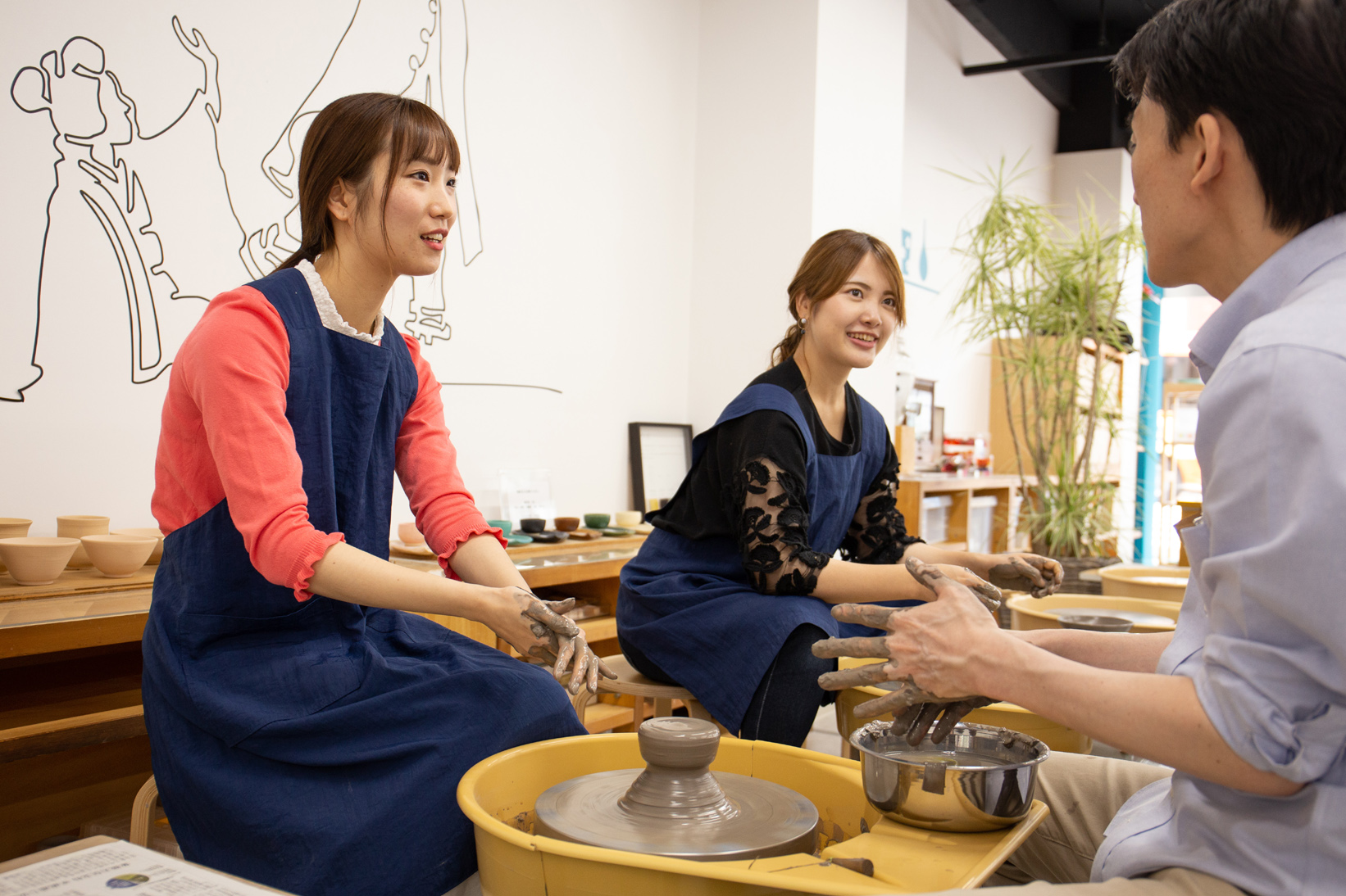 熱海でろくろ体験♪