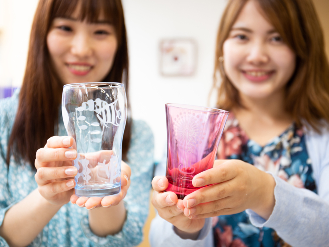 【熱海駅から徒歩4分|サンドブラスト】\★当日お持ち帰りOK★オリジナルのグラス...