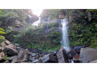 目指すゲータ三段の滝