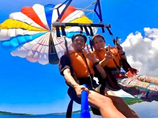 パラセーリング!