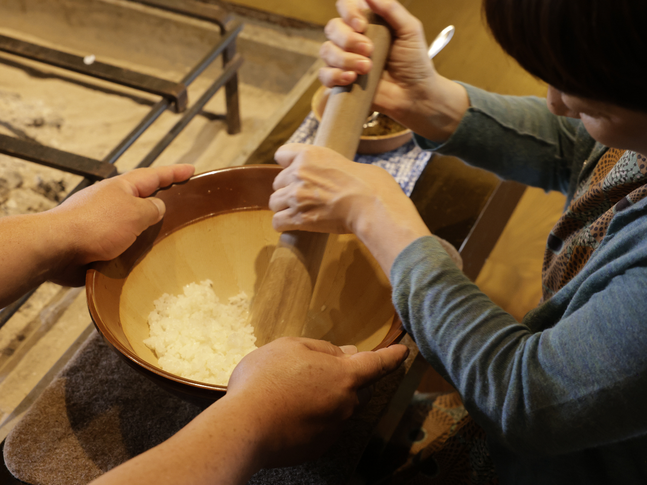 豊田産ミネアサヒ米を五部つきにつぶします