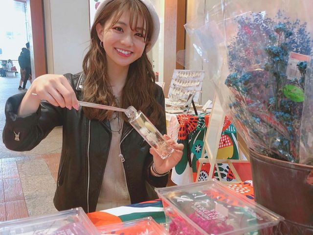 ハーバリウムを作っています