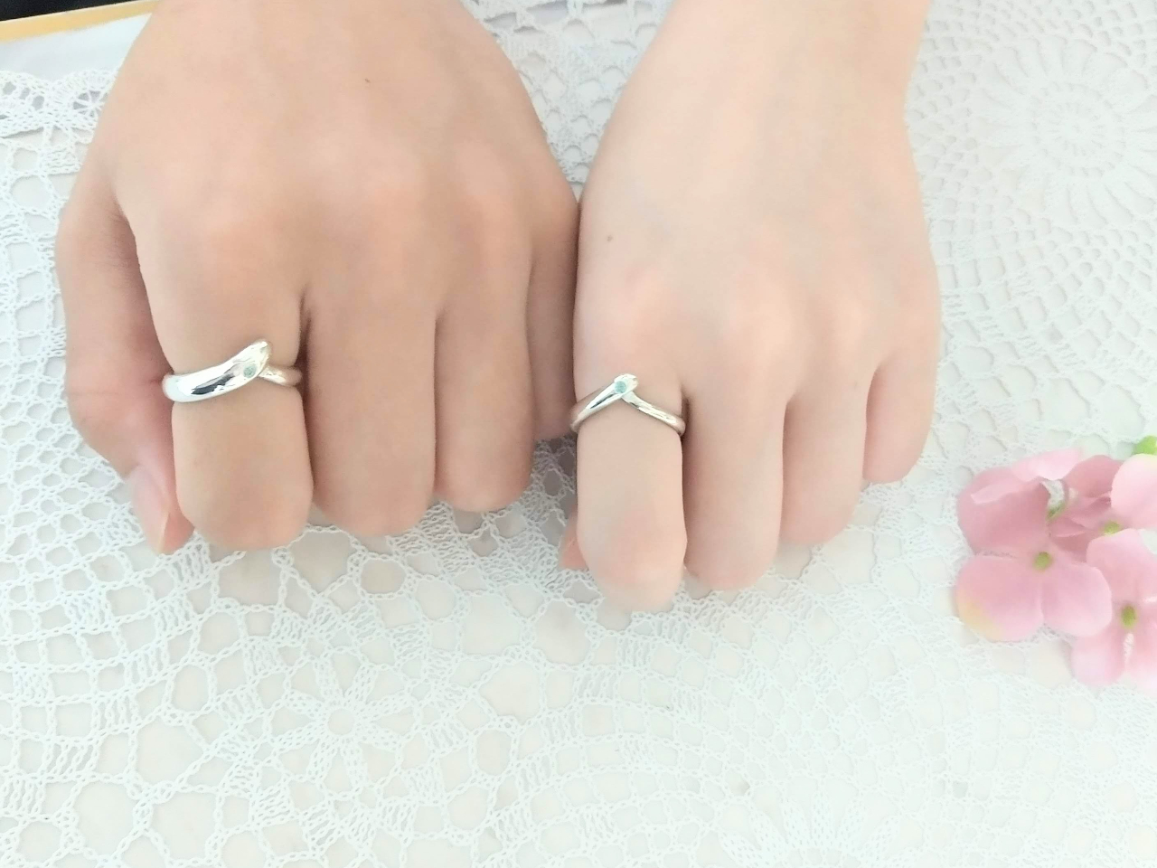 初めてでもこんな素敵なリングができます