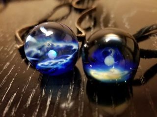 この体験で制作された『宇宙ガラス』の紹介