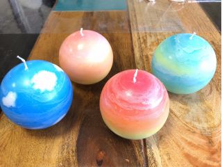プレゼントにもおすすめ 屋久島で丸くて可愛いキャンドル作り アロマキャンドルにも出来ちゃう思い出手作り体験 植物とキャンドルのお店 Yakushima Hikari じゃらん遊び体験