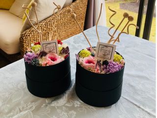 浜松初ボックスアレンジメントのデコディフューザー