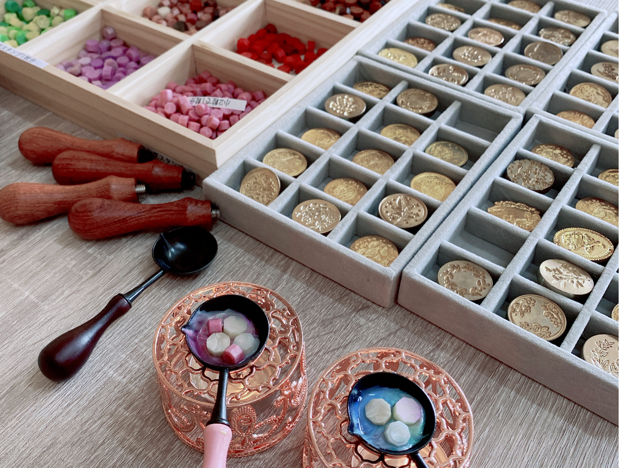 シーリングスタンプ体験