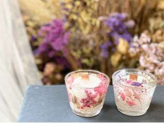 人気のボタニカルキャンドル