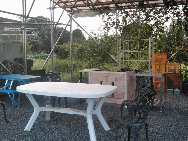 屋根があるので雨でも大丈夫です