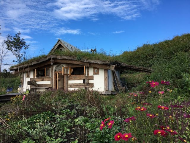 童心回帰農場のゲストハウス。