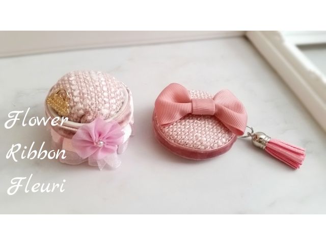 お裁縫が楽しくなりそうな可愛いピンクッションとマカロンメジャーセット お花とリボンの教室fleuri じゃらん遊び体験 お裁縫が楽しくなりそうな可愛いピンクッションとマカロンメジャーセット お花とリボンの教室fleuri じゃらん遊び体験