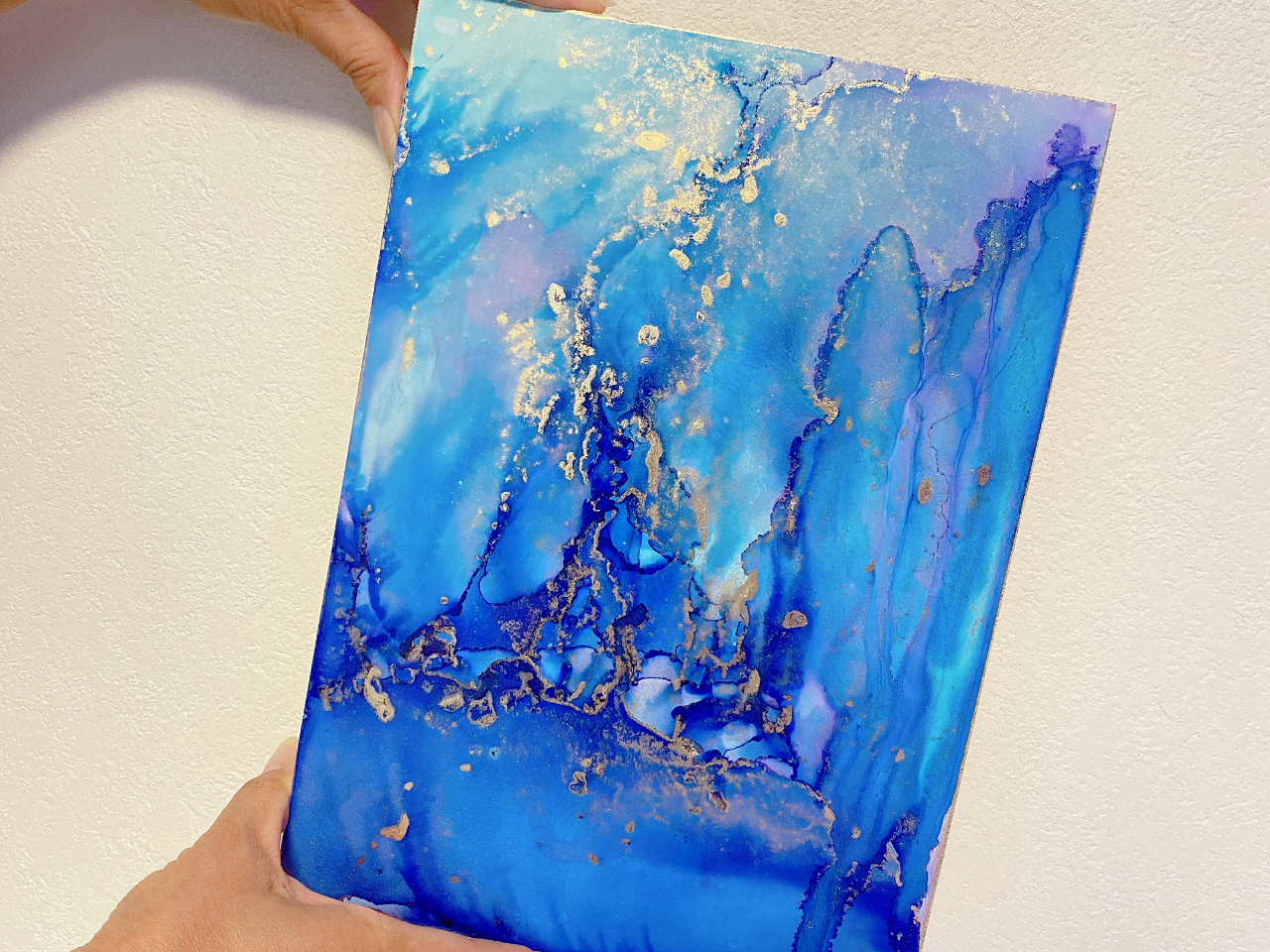 焼津初 風で描く♪アルコールインクアート体験☆A4サイズ