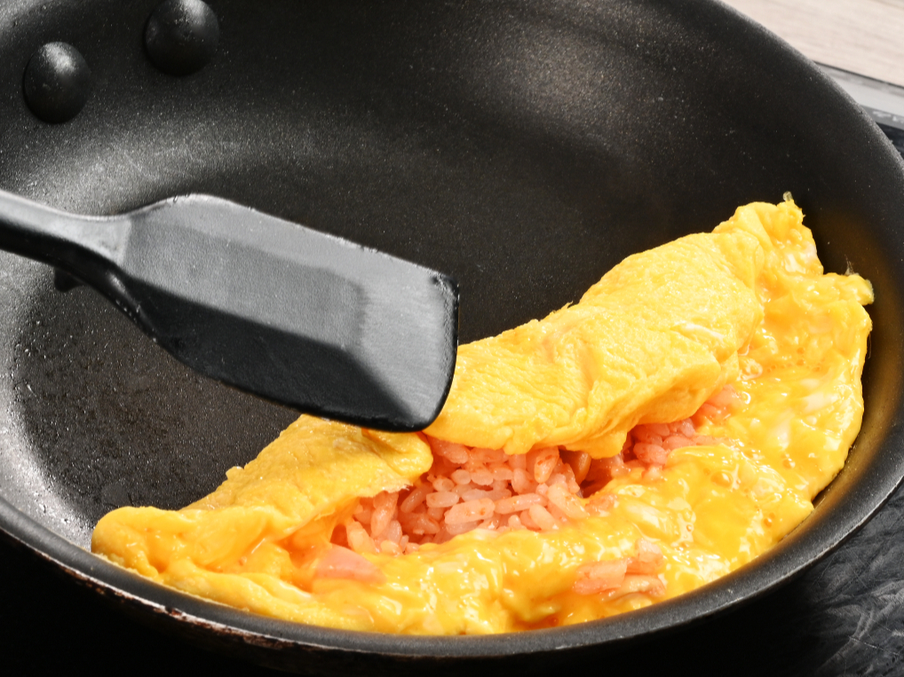 【9月ライブキッチン】秋の味覚 栗と茸のオムライス