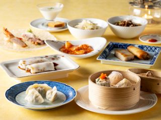 【花梨de飲茶】点心や春巻きなど人気のメニューとデザートがついたコース料理。