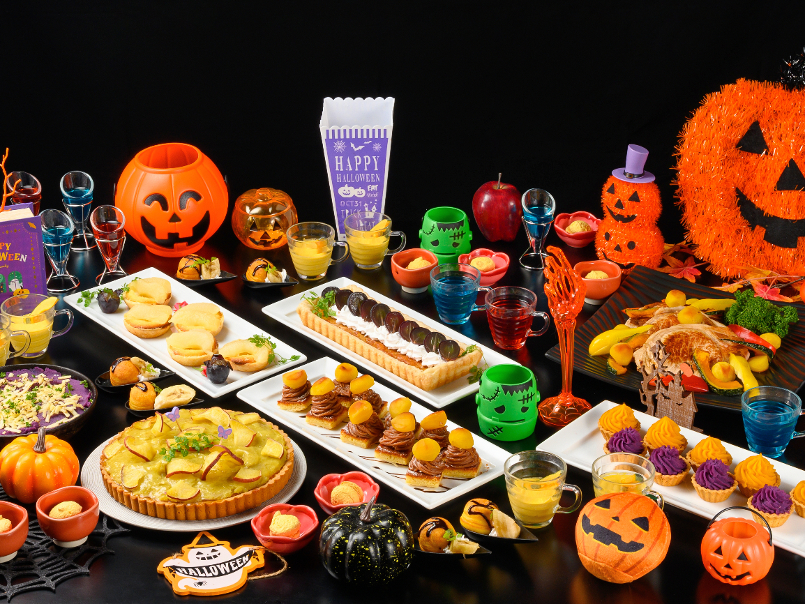 10月はブッフェがハロウィンスタイルに変身!