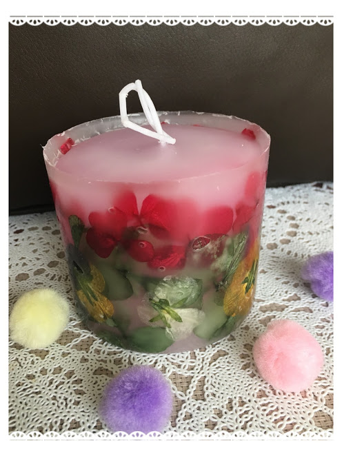 可憐なお花のボタニカルキャンドル作り おまけでミニアロマワックスサシェが作れます クラフト工房 Noan じゃらん遊び体験